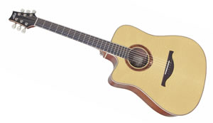 Электроакустическая гитара LAG<br>4 SEASONS SPRING<br>Модель для левши GLA 4SL100DCE