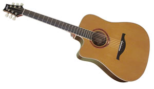 Электроакустическая гитара LAG<br>4 SEASONS AUTUMN<br>Модель для левши GLA 4SL300DCE