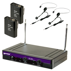 GEMINI VHF-2001HL-S26/S48<br>Микрофонная радиосистема с гарнитурным микрофоном