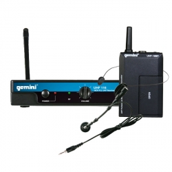 GEMINI UHF-116HL<br>Микрофонная радиосистема с гарнитурным микрофоном