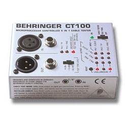 BEHRINGER CT 100<br>Тестер для диагностики и отстройки звукового оборудования