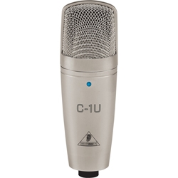 BEHRINGER C-1U<br>Студийный конденсаторный микрофон c интерфейсом USB и программным обеспечением в комплекте