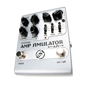 GNI AS1 Amp Simulator<br>Гитарный эффект симулятор усилителей и CLEAN BOOST