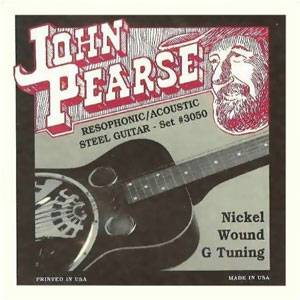 John Pearse 3050<br>Струны для акустической гитары ResoPhonics® модель Uncle Josh .018 - .059