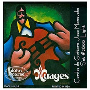 John Pearse 2800L<br>Струны для джазовой акустической гитары .010-.045