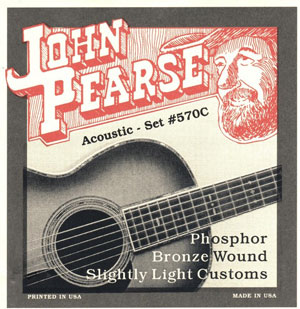 John Pearse 570C<br>Струны для акустической гитары .011 - .052