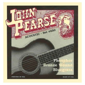 John Pearse 650LM<br>Струны для акустической гитары .012 - .056, Bluegrass