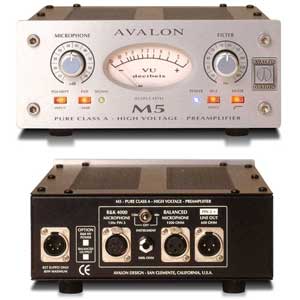 Avalon Design M5<br>Одноканальный микрофонный предусилитель Класса А