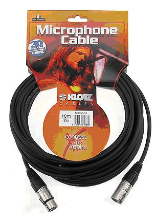 Юбилейная серия <b>кабелей Klotz MIC 30-05 и MIC 30-10</b>