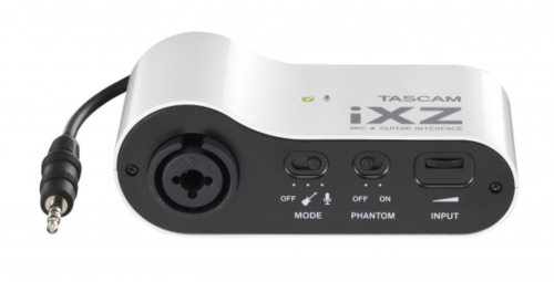 Tascam iXZ: компактный интерфейс для iPad /iPhone/iPod