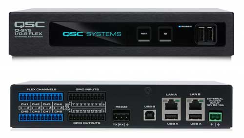 QSC     Q-SYS I/O-8 Flex