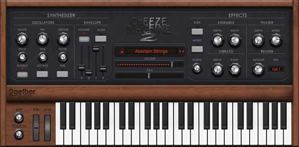 Бесплатный плагин от 2gether Audio - синтезатор струнного ансамбля Cheeze Machine 2