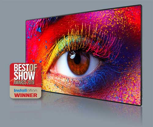 Optoma QUAD LED дисплей стал победителем в номинации "Best of Show"на ISE 2019