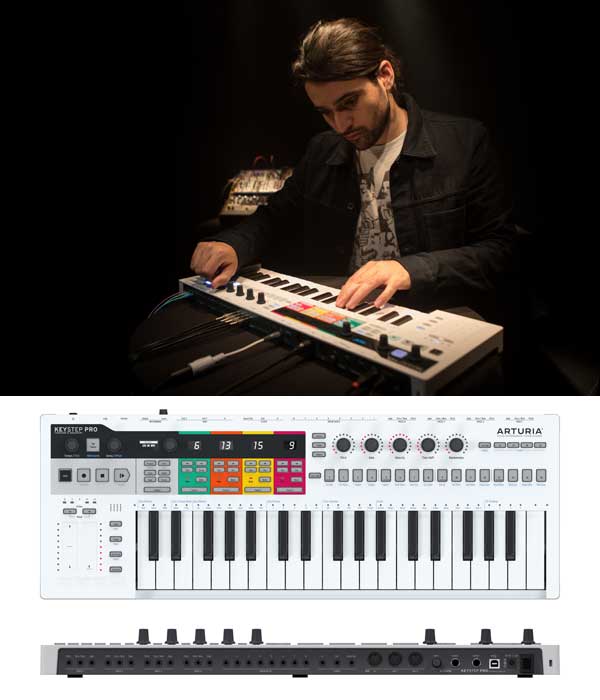 Proaudio.ru:    Arturia Keystep Pro - ,    NAMM    